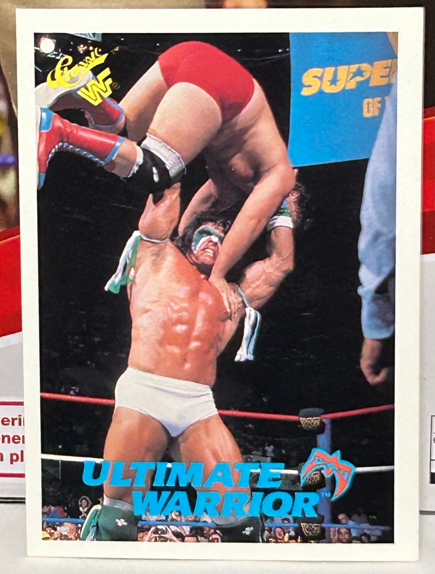 Ultimate Warrior 1990 WWE Classic ROOKIE Card