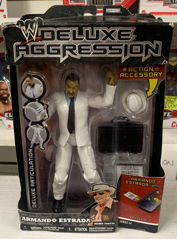 Armando Estrada WWE Jakks Deluxe Aggression Action Figure (Hard To Find)