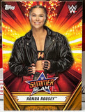 Ronda Rousey 2019 WWE Topps Summer Slam Card