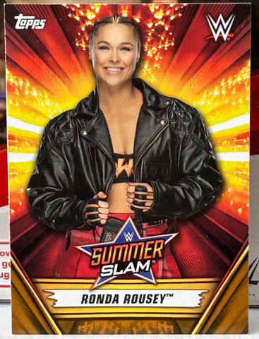 Ronda Rousey 2019 WWE Topps Summer Slam Card