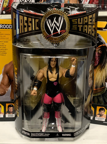 Bret “The Hitman” Hart WWF WWE Jakks Classic Superstars Action Figure (Purple Heart)!!!