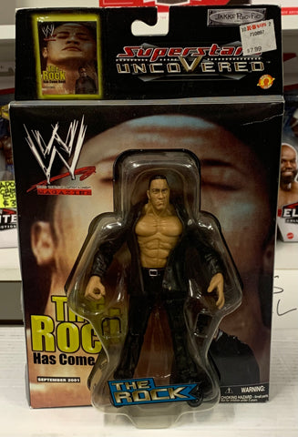 The Rock WWF WWE Jakks Superstars Uncovered Action Figure (Hard To Find)