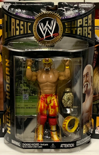JAKKS Pacific/WWF“HULK HOGAN” Hulk Hogan WWF WWE Jakks Classic Superstars Action Figure
