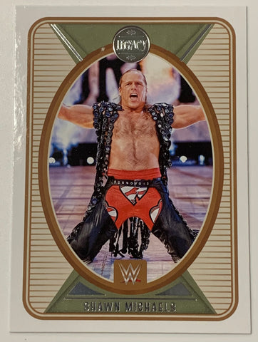 Shawn Michaels 2022 WWE Panini Chronicles Legacy Card HBK