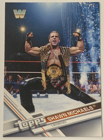 Shawn Michaels 2017 WWE Topps Card HBK