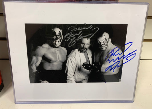 Road Warrior Animal & Paul Ellering 8x10 Signed Photo COA