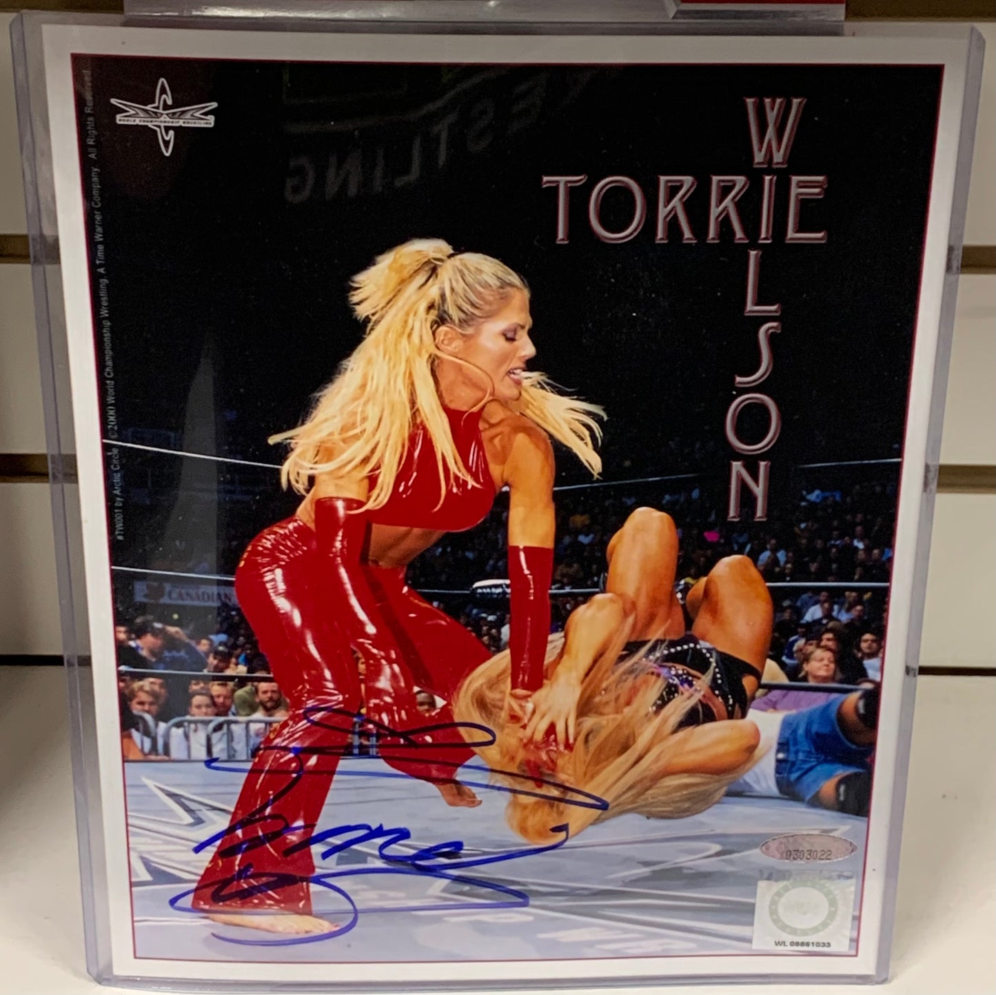 Torrie Wilson Signed Official WCW Promo Photo