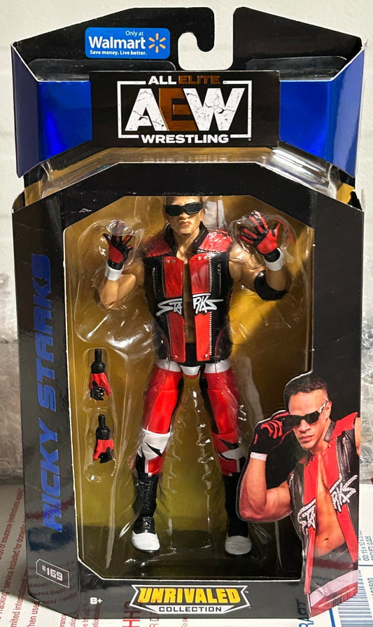Ricky Starks AEW Unrivaled Walmart Exclusive Action Figure (Sealed, Brand New)