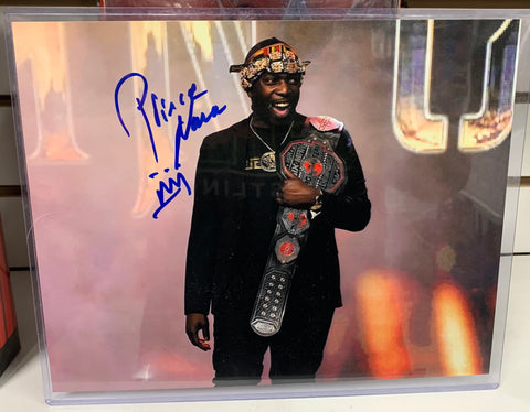 Prince Nana Signed 8x10 Color Photo AEW (Comes w/Certificate of Authenticity)