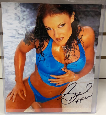 Lita Signed 8x10 Color Photo WWE (Comes w/Certificate of Authenticity)