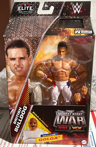 British Bulldog WWE Mattel “Monday Night War” Elite Action Figure (Hard To Find)