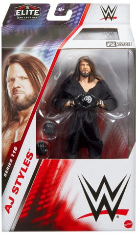 AJ Styles WWE Mattel Elite Series 116 Action Figure (Sealed, Never Opened)