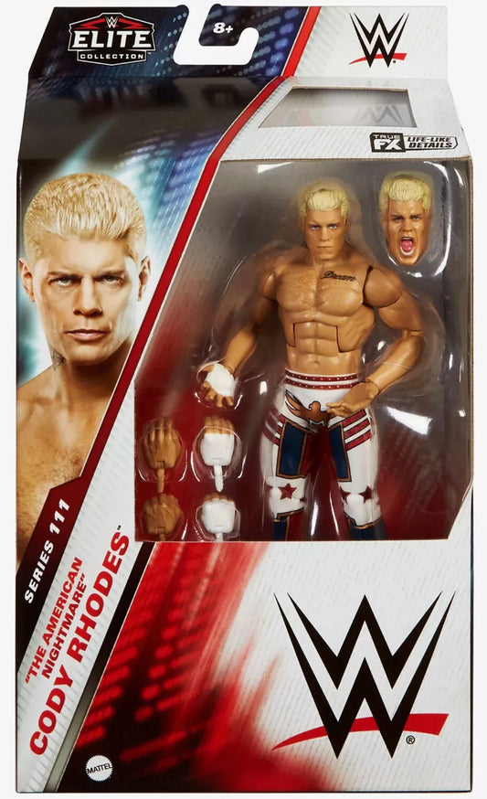 Cody Rhodes WWE Mattel Elite Series 111 Action Figure (Sealed, Never Opened)