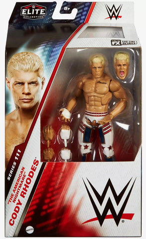 Cody Rhodes WWE Mattel Elite Series 111 Action Figure (Sealed, Never Opened)