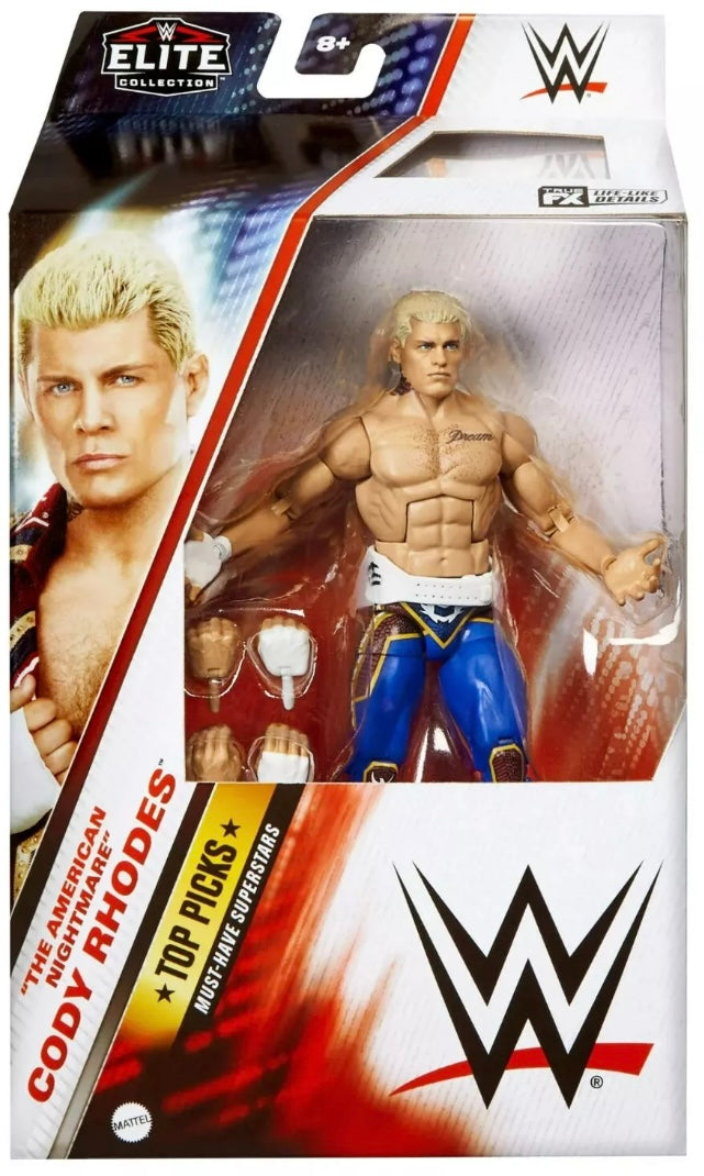 Cody Rhodes WWE Mattel Elite Top Picks Action Figure (Sealed, Never Opened)