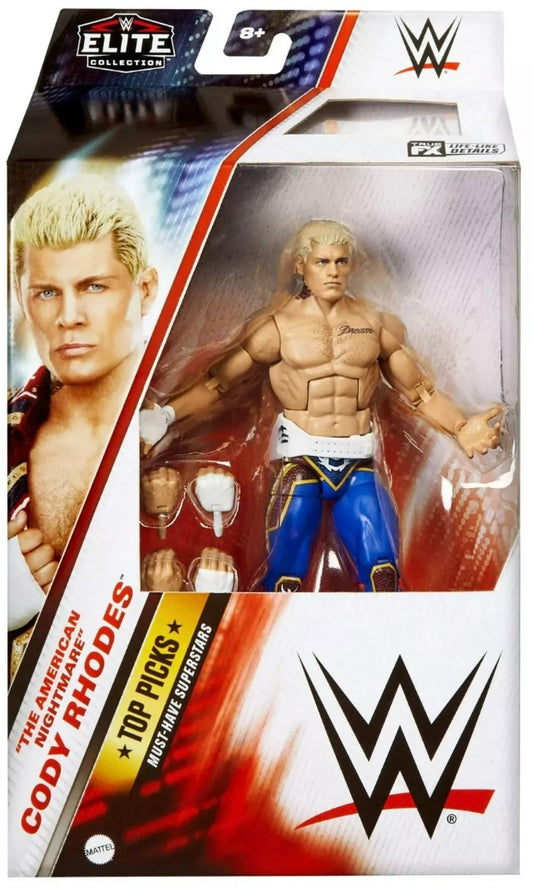 Cody Rhodes WWE Mattel Elite Top Picks Action Figure (Sealed, Never Opened)