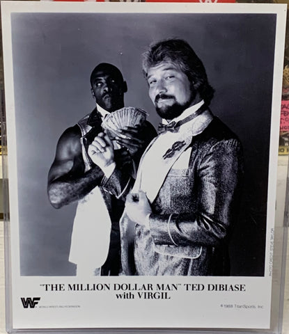 Ted DiBiase & Virgil Classic 8x10 Color Photo