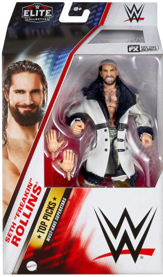 Seth Rollins WWE Mattel Elite “Top Picks” Action Figure (Sealed, Never Opened)