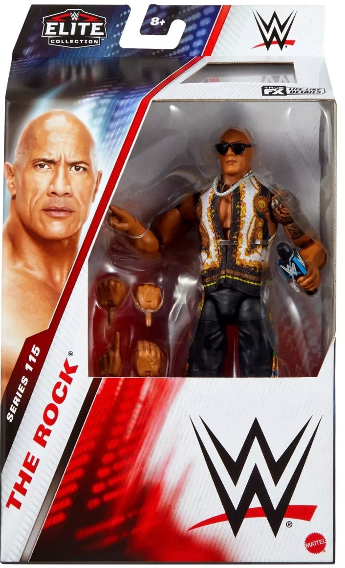 The Rock (Final Boss) WWE Mattel Elite Series 115 Action Figure (Sealed, Never Opened)