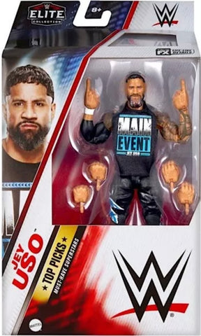 Jey Uso WWE Mattel “Top Picks” Elite Action Figure (Sealed, Never Opened)