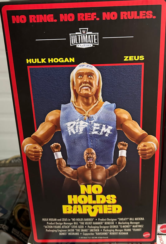 No Holds Barred (Hogan & Zeus) WWE Mattel Ultimate Edition Elite Action Figures (Sealed, Never Opened)