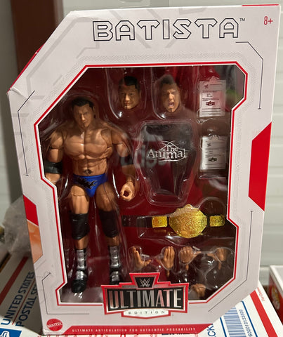 Batista WWE Mattel Ultimate Edition Elite Action Figures (Sealed, Never Opened)
