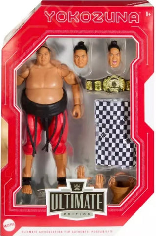Yokozuna WWE Mattel Ultimate Edition Elite Action Figures (Sealed, Never Opened)