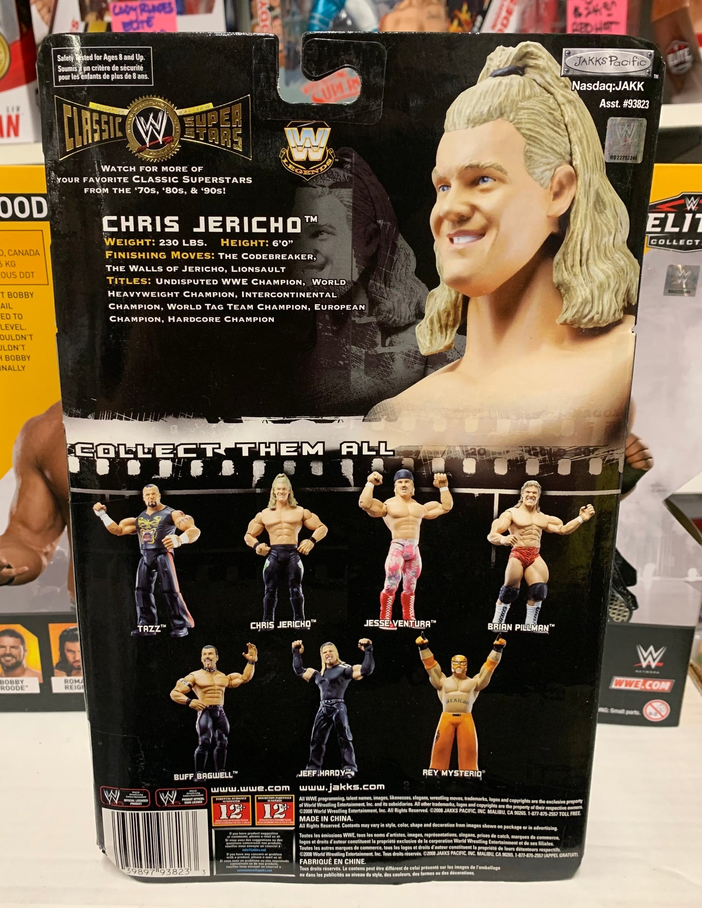 Chris Jericho WWF WWE Jakks Classic Superstars Action Figure