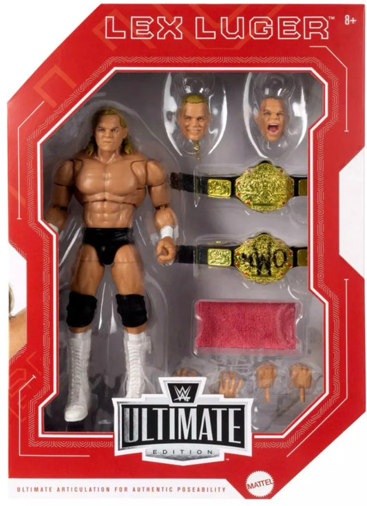 Lex Luger WWE Mattel Ultimate Edition Elite Action Figures (Sealed, Never Opened)
