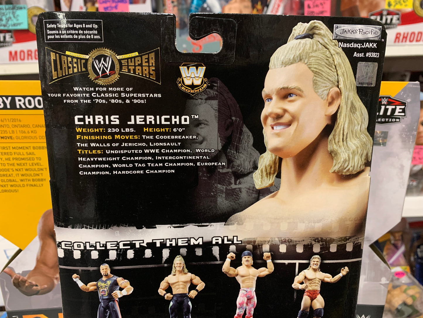 Chris Jericho WWF WWE Jakks Classic Superstars Action Figure