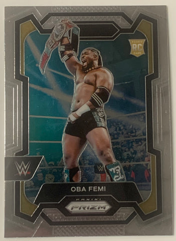 Oba Femi 2024 WWE NXT Panini Prizm Rookie Card