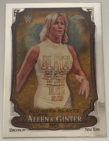 Alundra Blayze 2025 WWE Topps Chrome Allen & Ginter Card