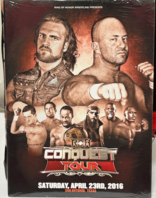 ROH Ring of Honor DVD (Sealed) “Conquest Tour” 4/23/2016 (Page, Jay Briscoe, Lethal)