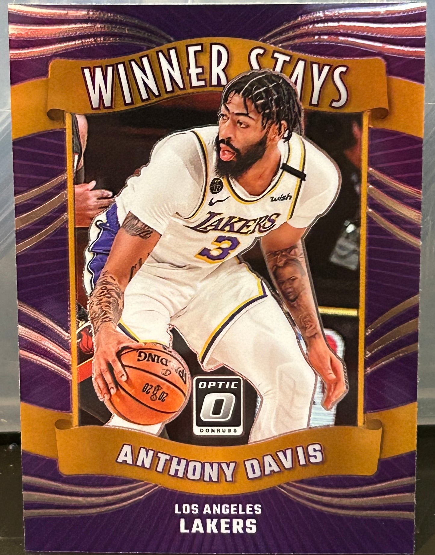 + Anthony Davis 2023-24 Donruss Optic “Winner Stays Insert Card LAKERS
