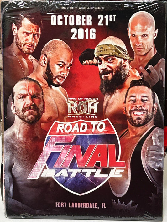 ROH Ring of Honor DVD (Sealed) “Road To Final Battle” 10/21/2016 (Jay Briscoe, Cole, Lethal)