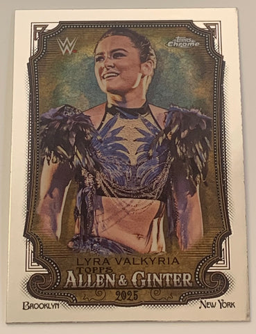 Lyra Valkyria 2025 WWE Topps Chrome Allen & Ginter Card