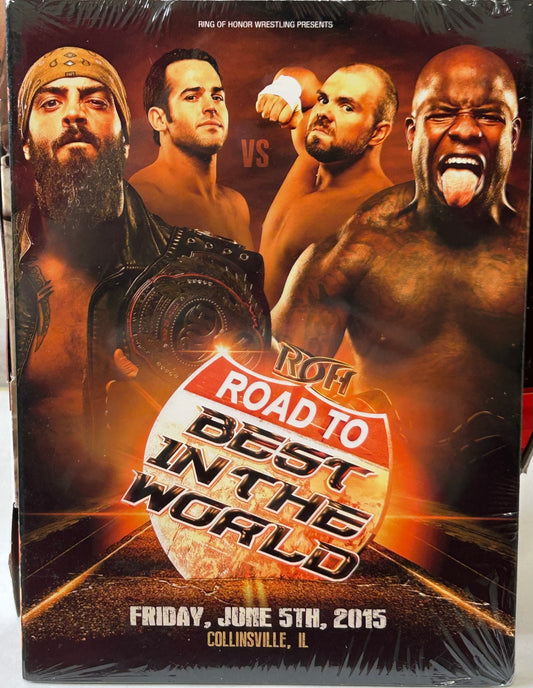 ROH Ring of Honor DVD (Sealed) “Road To Best in the World 2015” 6/5/2015 (Jay Briscoe, Strong, Moose, Elgin & so much more)