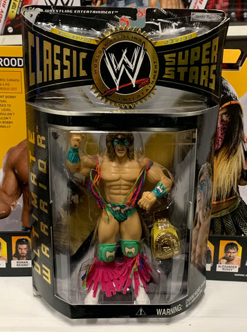 Ultimate Warrior WWF WWE Jakks Classic Superstars Action Figure!!!