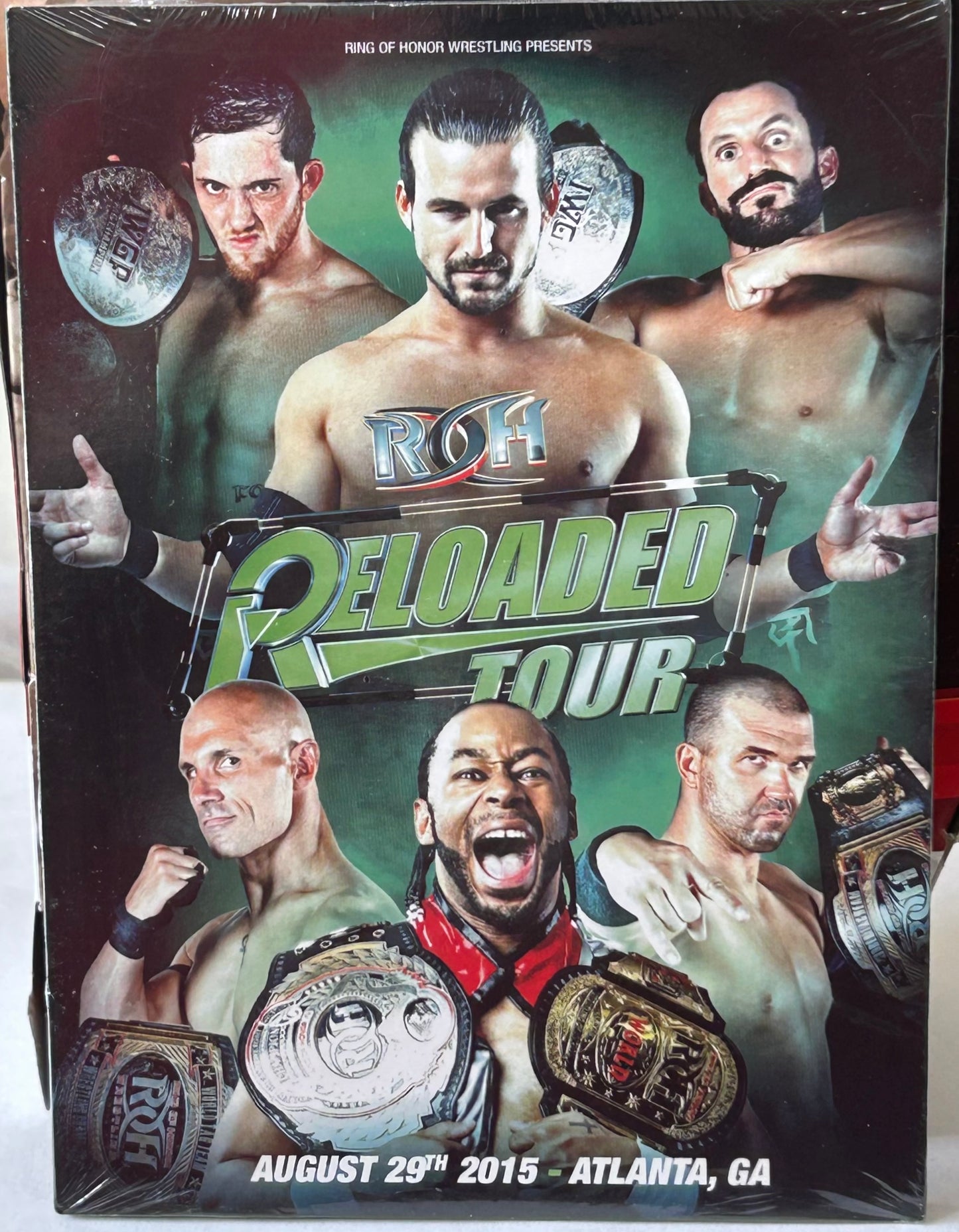 ROH Ring of Honor DVD (Sealed) “Reloaded Tour” 8/29/2015