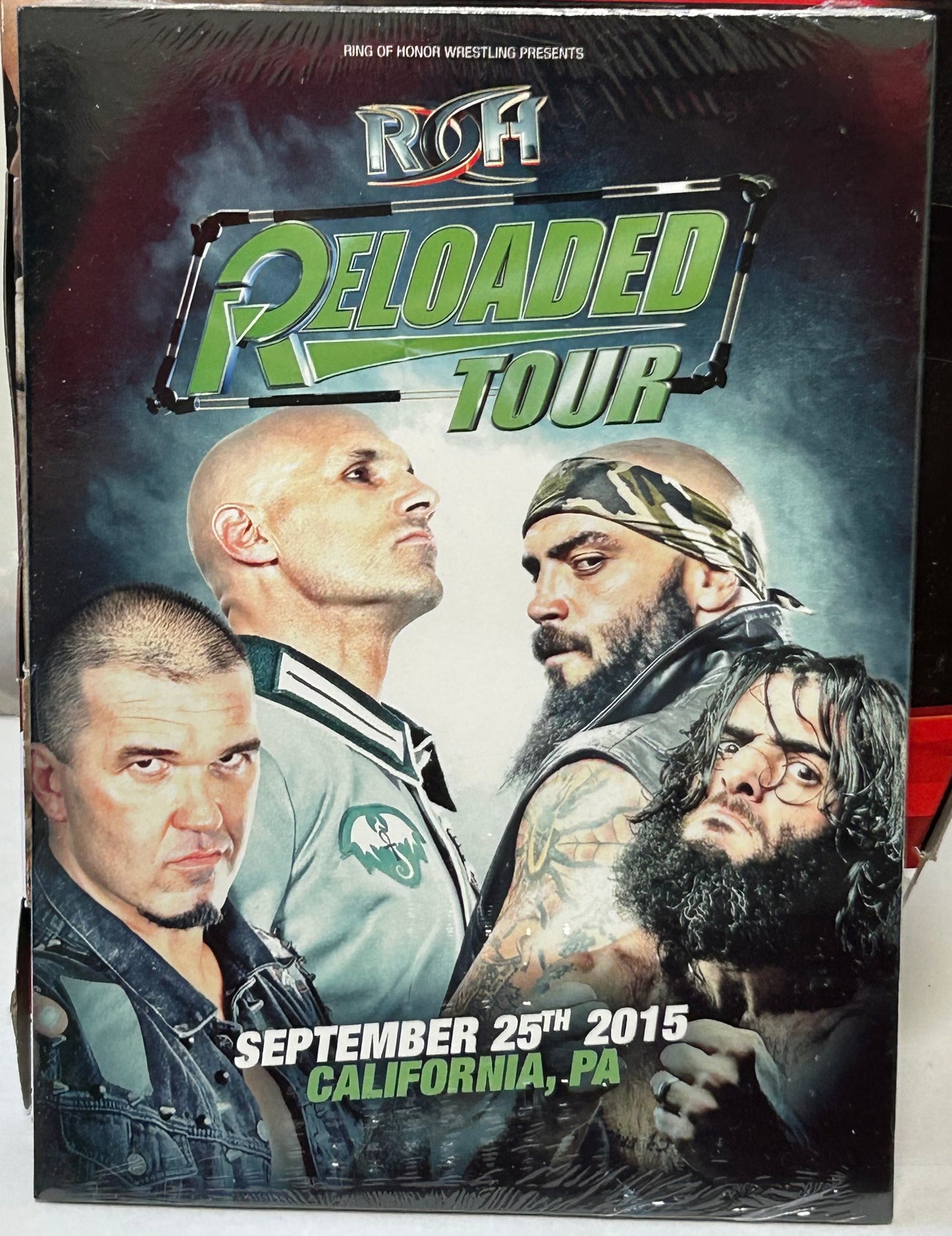 ROH Ring of Honor DVD (Sealed) “Reloaded Tour 2015” 9/25/2015 (Briscoes, The Addiction, Cole)