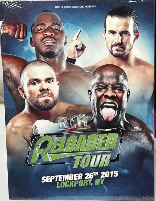 ROH Ring of Honor DVD (Sealed) “Reloaded Tour 2015” 9/26/2015 (Cole, Moose, Lethal)