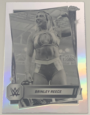 Brinley Reece 2025 WWE NXT Topps Chrome SEPIA REFRACTOR Card