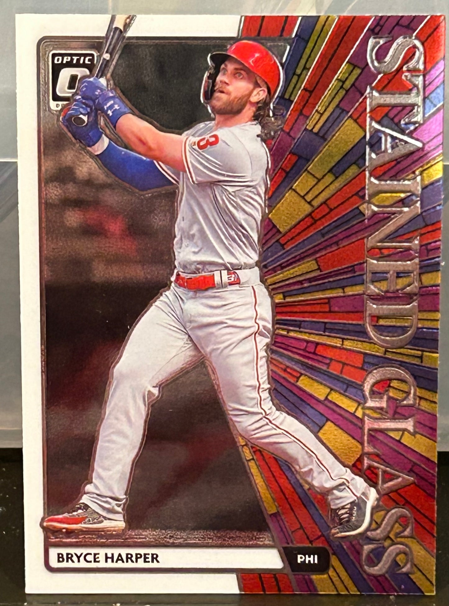 + Bryce Harper 2020 Donruss Optic “Stained Glass” Insert Card PHiLLIES
