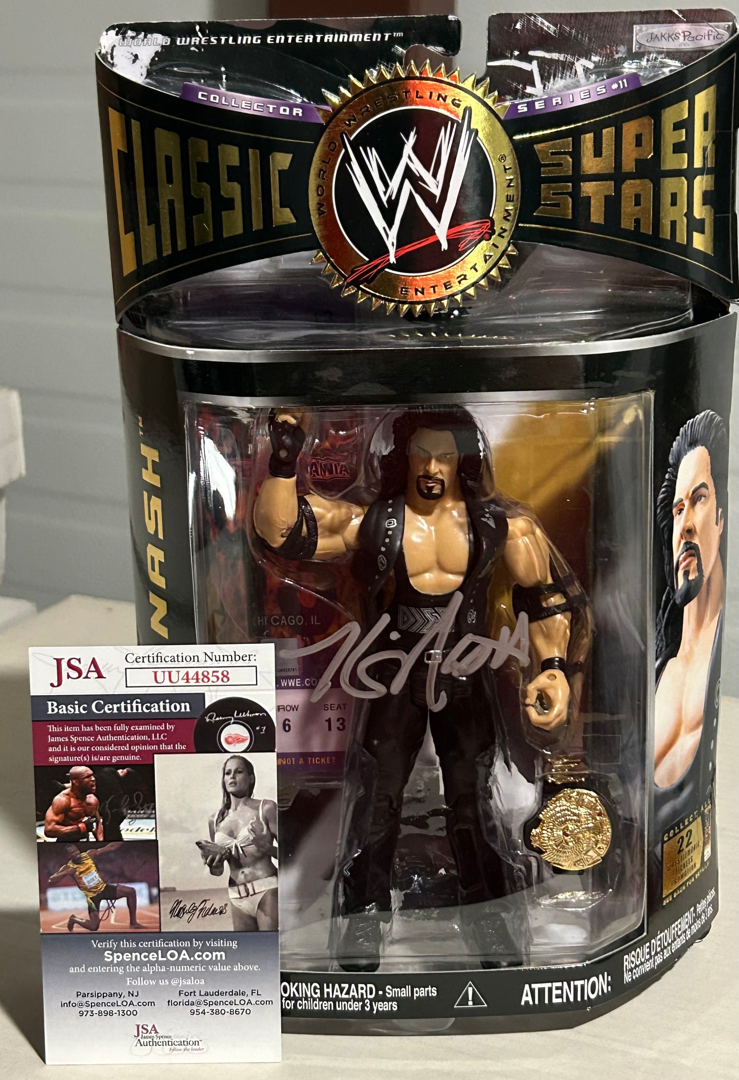 Kevin Nash Signed WWE Jakks Classic Superstars Action Figure (JSA COA)