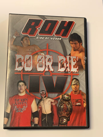 ROH DVD “Do or Die 4” Kevin Steen Samoa Joe El Genericho