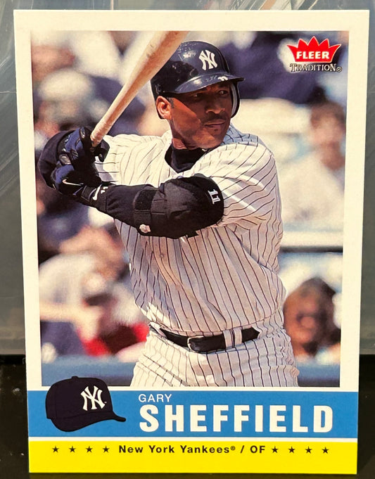 + Gary Sheffield 2006 Fleer Tradition Card YANKEES