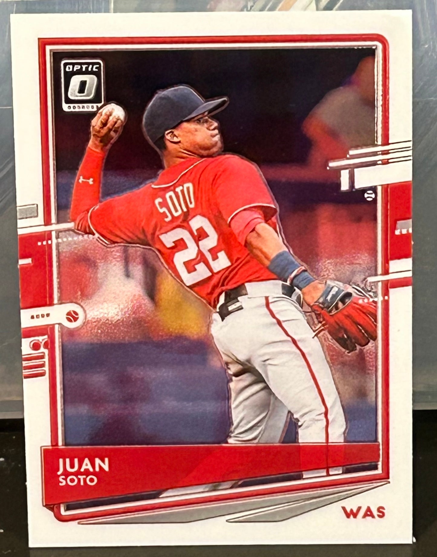 + Juan Soto 2020 Donruss Optic Card WASHINGTON SENATORS
