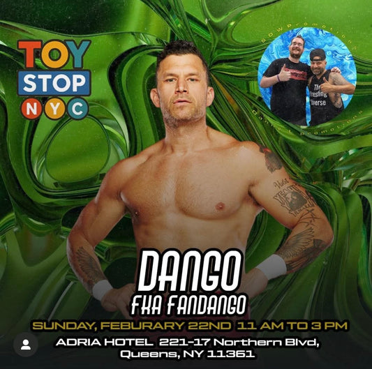 Dango aka Fandango on 2/22/26 @Toy Stop NYC Wrestling Convention