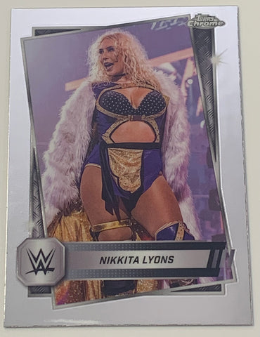 Nikkita Lyons 2025 WWE NXT Topps Chrome Card