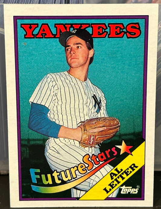 +  Al Leiter 1988 Topps Future Stars ROOKIE Card YANKEES